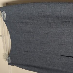 Jôn Wool Charcoal Pleated Skirt